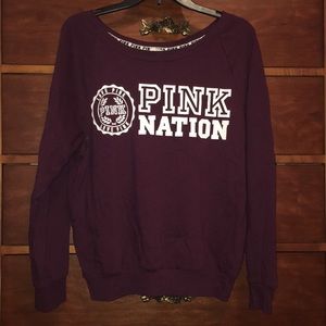 Maroon PINK crewneck - Size M